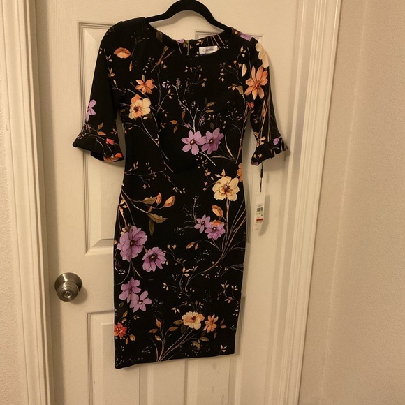 Floral Calvin Klein Dress size 4 - Picture 2 of 10